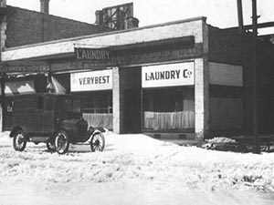 very best laundry old building photo