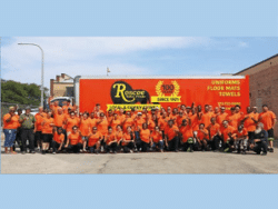 roscoe employees in front of truck for Centennial