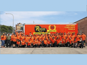 roscoe employees in front of truck for Centennial