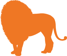 orange lion icon