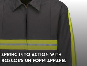 spring into action with roscoe's uniform apparel