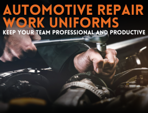 Automotive repair work uniforms