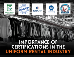 Roscoe is a certified uniform rental supplier