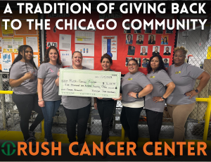 Chicago Community Support with Roscoe fundraising for the Rush Cancer Center